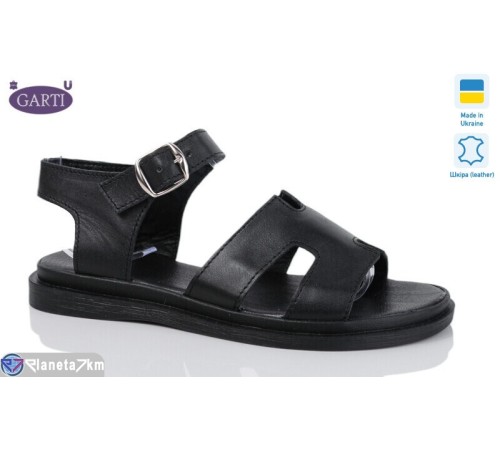 Босоніжки жіночі на літо (6 пар р.36-40) чорний  "Garti"