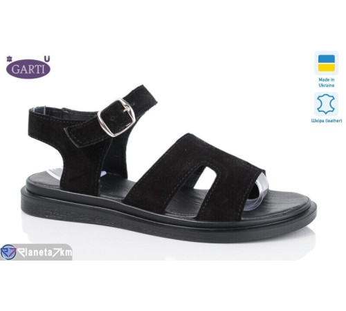 Босоніжки жіночі на літо (6 пар р.36-40) чорний  "Garti"