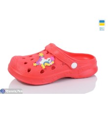 Кроки дитячі на літо (6 пар р.24-33) червоний  "Melinda"