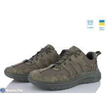 Кросівки чоловічі на весну/осінь (6 пар р.41-45) хакі  "LEOBAZA"
