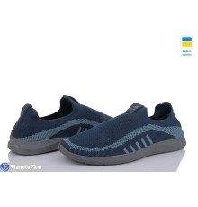 Кросівки чоловічі на літо (8 пар р.40-45) синій  "LEOBAZA"