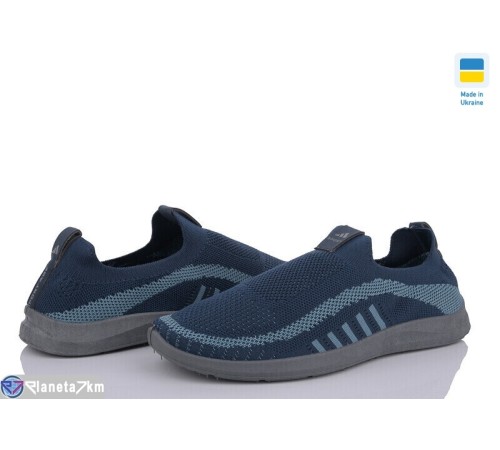 Кросівки чоловічі на літо (8 пар р.40-45) синій  "LEOBAZA"