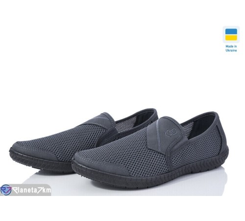 Сліпони чоловічі на літо (6 пар р.41-45) сірий  "LEOBAZA"