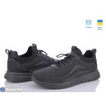 Кросівки чоловічі на весну/осінь (6 пар р.41-45) чорний  "LEOBAZA"