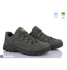Кросівки чоловічі на весну/осінь (6 пар р.41-45) хакі  "LEOBAZA"