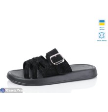 Шлепки жіночі на літо (6 пар р.36-40) чорний  "Marmilad"