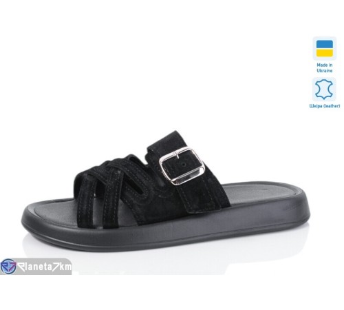 Шлепки жіночі на літо (6 пар р.36-40) чорний  "Marmilad"