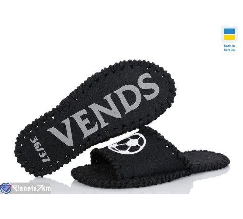 Тапки жіночі на весну/осінь (9 пар р.36-41) чорний  "Activ"