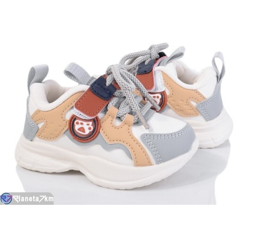 Дитячі кросівки на весну/осінь (8 пар р.22-27) білий  "DOMINGO"