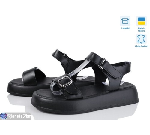 Босоніжки жіночі на літо (6 пар р.36-40) чорний  "Linda"