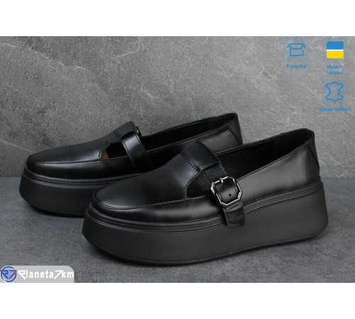 Туфлі жіночі на весну/осінь (6 пар р.36-40) чорний  "Linda"