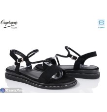 Босоніжки жіночі на літо (8 пар р.36-40) чорний  "Dageni"