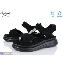 Босоніжки жіночі на літо (8 пар р.36-41) чорний  "Dageni"