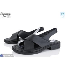 Босоніжки жіночі на літо (8 пар р.36-41) чорний  "Dageni"