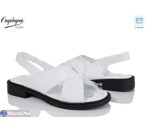 Босоніжки жіночі на літо (8 пар р.36-41) білий  "Dageni"