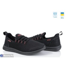 Кросівки чоловічі на весну/осінь (6 пар р.41-45) чорний  "LEOBAZA"