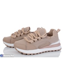 Кросівки жіночі на весну/осінь (8 пар р.36-41) коричневий  "LOREDANA"