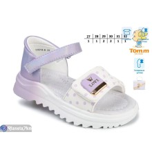 Дитячі босоніжки на літо (8 пар р.27-32) фіолетовий  "TOMMY"