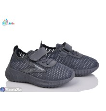 Дитячі кросівки на літо (12 пар р.26-31) сірий  "BBT"