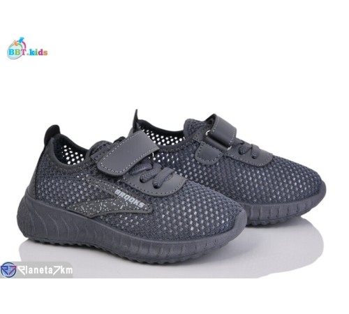 Дитячі кросівки на літо (12 пар р.26-31) сірий  "BBT"