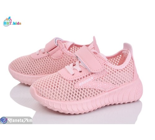 Дитячі кросівки на літо (12 пар р.26-31) рожевий  "BBT"