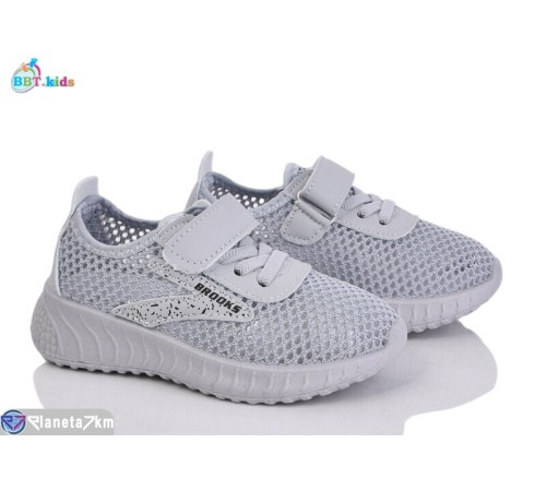 Дитячі кросівки на літо (12 пар р.26-31) сірий  "BBT"