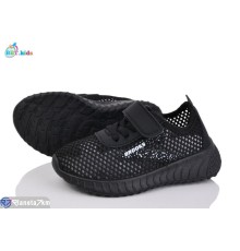 Дитячі кросівки на літо (12 пар р.26-31) чорний  "BBT"