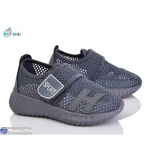 Дитячі кросівки на літо (12 пар р.26-31) сірий  "BBT"