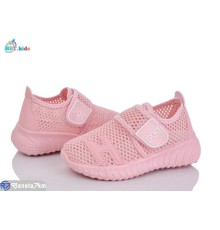 Дитячі кросівки на літо (12 пар р.26-31) рожевий  "BBT"