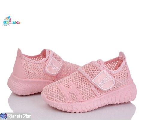 Дитячі кросівки на літо (12 пар р.26-31) рожевий  "BBT"