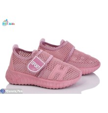 Дитячі кросівки на літо (12 пар р.26-31) рожевий  "BBT"