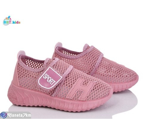 Дитячі кросівки на літо (12 пар р.26-31) рожевий  "BBT"