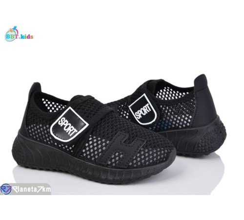 Дитячі кросівки на літо (12 пар р.26-31) чорний  "BBT"