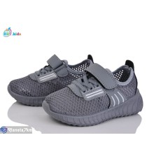 Дитячі кросівки на літо (12 пар р.26-31) сірий  "BBT"