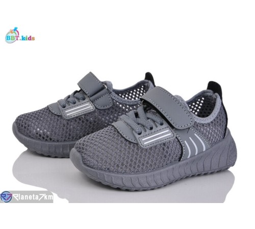 Дитячі кросівки на літо (12 пар р.26-31) сірий  "BBT"