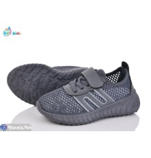 Дитячі кросівки на літо (12 пар р.26-31) сірий  "BBT"