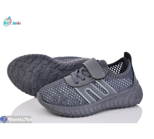 Дитячі кросівки на літо (12 пар р.26-31) сірий  "BBT"