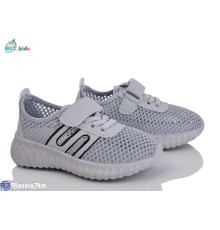 Дитячі кросівки на літо (12 пар р.26-31) сірий  "BBT"