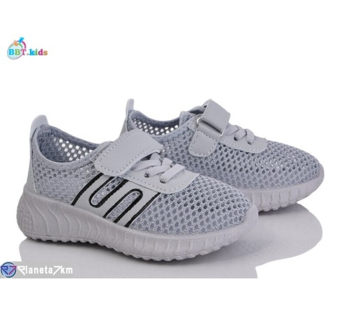 Дитячі кросівки на літо (12 пар р.26-31) сірий  "BBT"
