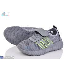 Дитячі кросівки на літо (12 пар р.26-31) сірий  "BBT"