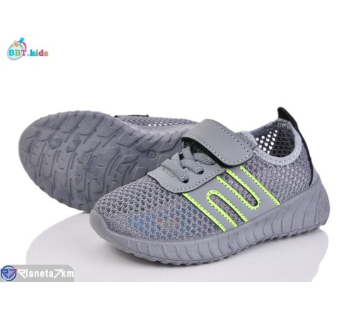 Дитячі кросівки на літо (12 пар р.26-31) сірий  "BBT"