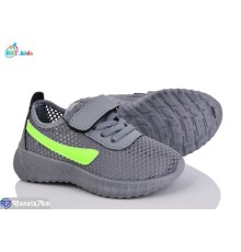 Дитячі кросівки на літо (12 пар р.26-31) сірий  "BBT"