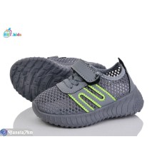 Дитячі кросівки на літо (12 пар р.20-25) сірий  "BBT"