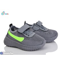 Дитячі кросівки на літо (12 пар р.20-25) сірий  "BBT"