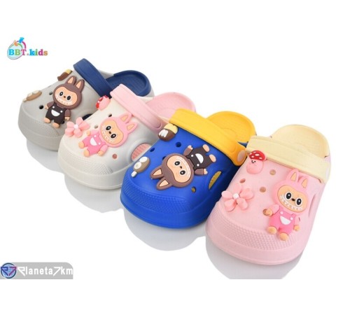 Кроки дитячі на літо (24 пар р.24-29) мікс  "BBT"