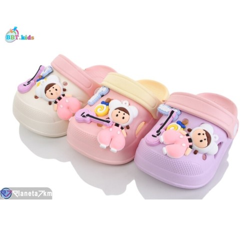 Кроки дитячі на літо (24 пар р.18-23) мікс  "BBT"