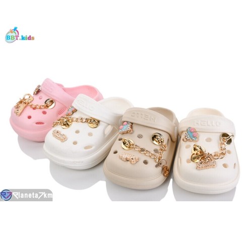 Кроки дитячі на літо (24 пар р.18-23) мікс  "BBT"