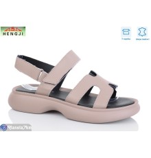 Босоніжки жіночі на літо (8 пар р.36-41) коричневий  "HENGJI-ELENA"