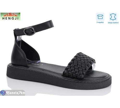 Босоніжки жіночі на літо (8 пар р.36-41) чорний  "HENGJI-ELENA"