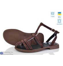 Босоніжки жіночі на літо (6 пар р.36-40) коричневий  "GARRA"